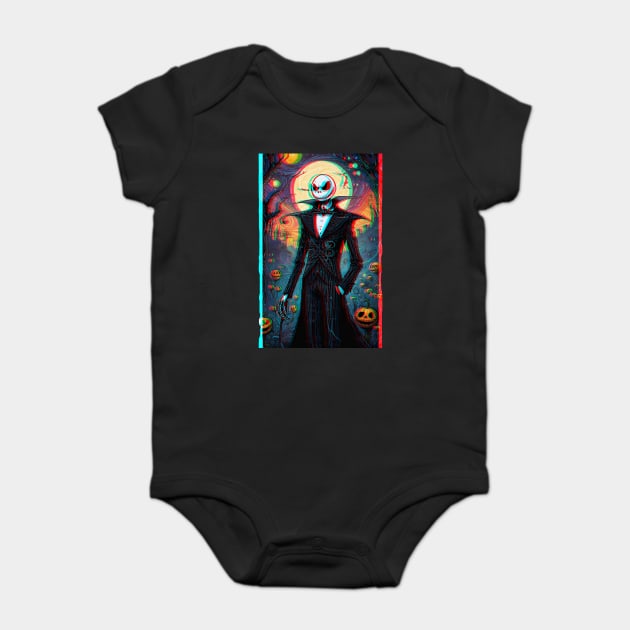3D Jack Skellington Baby Bodysuit by Grave Digs